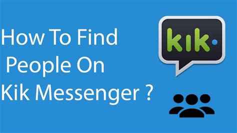 Finding a friend on Kik – Kik